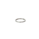 14k White Gold .50ct G VS2 Round Diamond Channel Set Eternity Ring